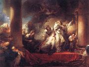 Jean Honore Fragonard Coresus Sacrificing himselt to Save Callirhoe oil on canvas